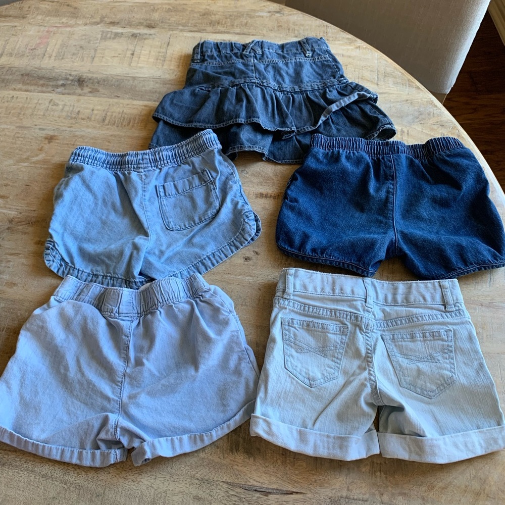 5 piece denim short bundle